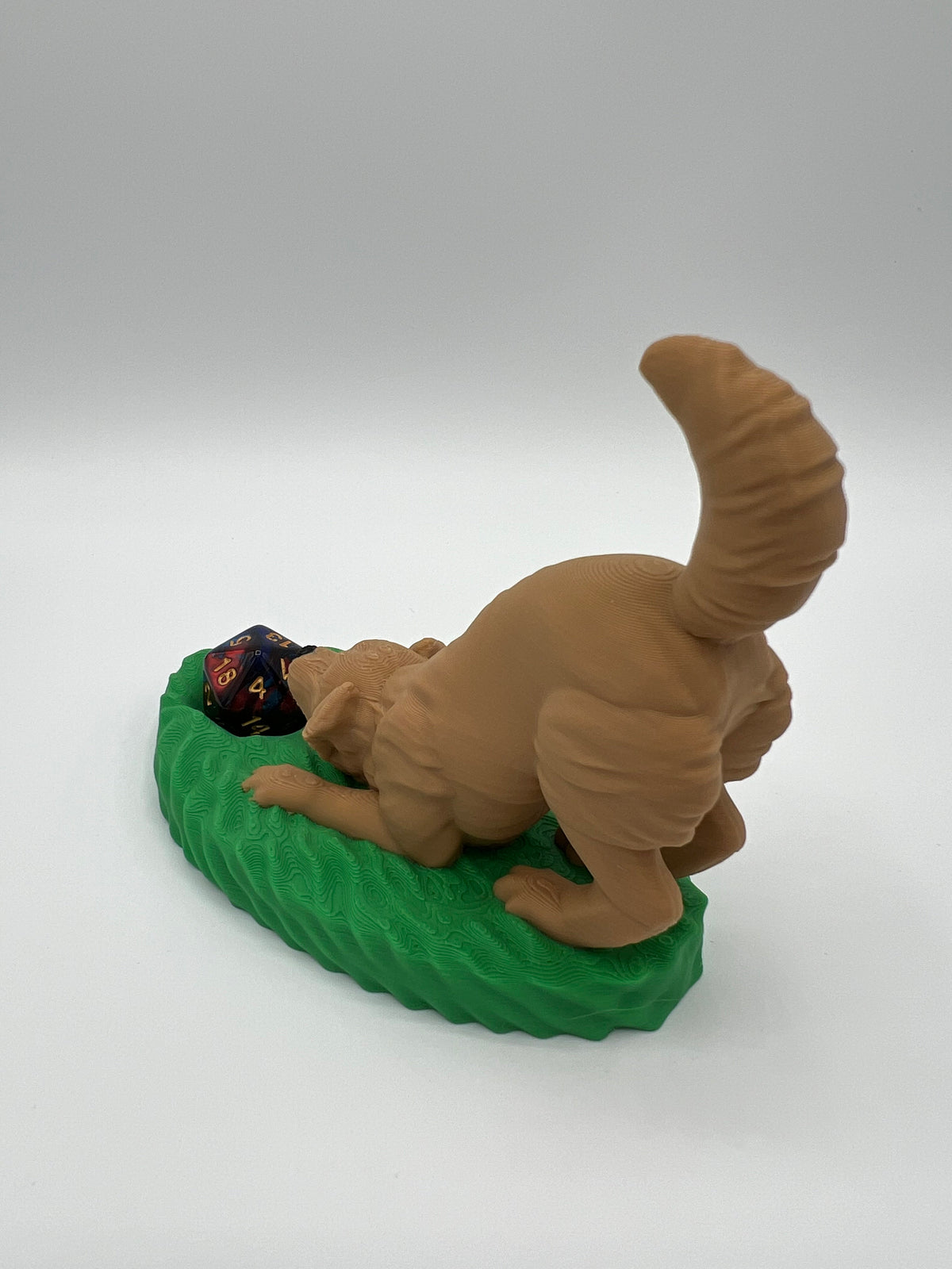 Playful Dog Dice Guardian: 3D Printed Dice Holder, Gamer Gift