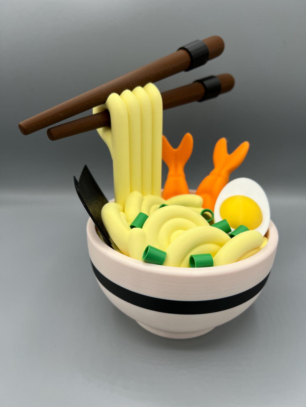 3D Printed Ramen Noodle Bowl: Foodie Gift with Hidden Storage