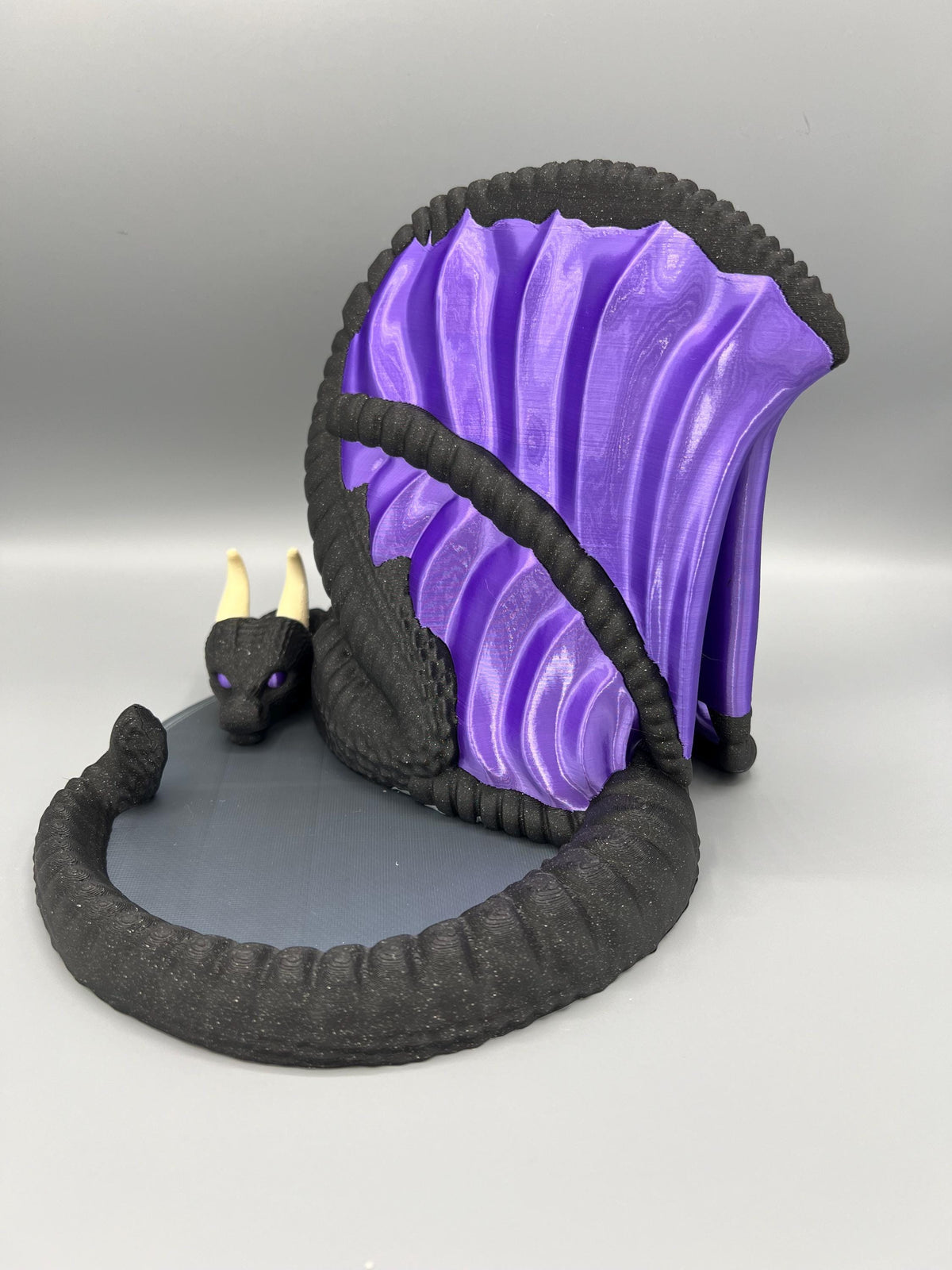 3D Printed Dragon Book Stand & Desk Organizer | Fantasy Decor