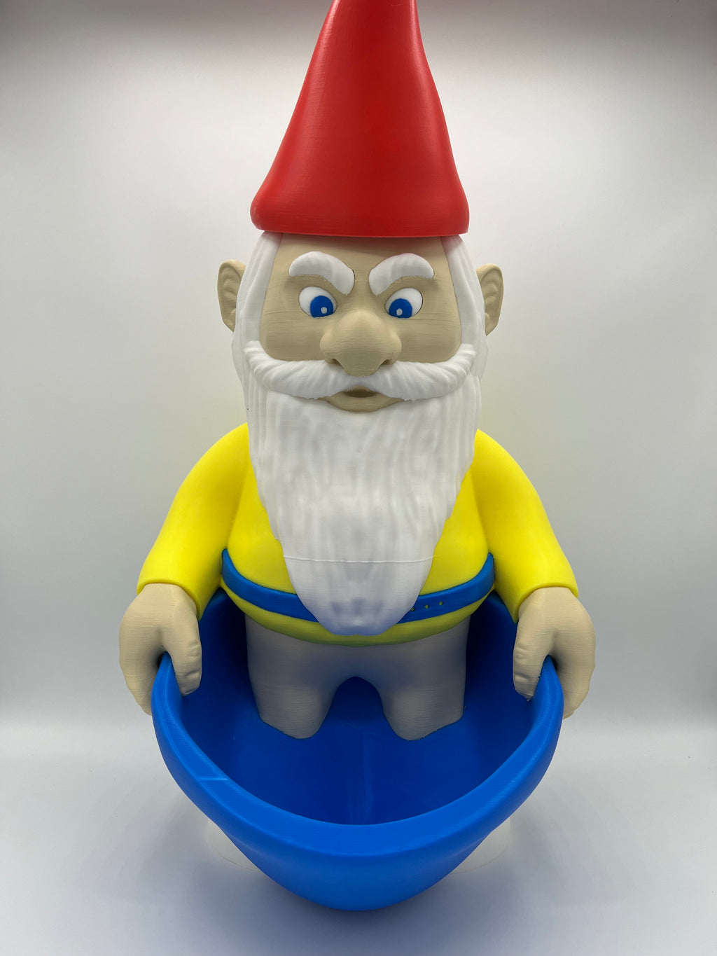 Large Gnome Bird Feeder: 3D Printed Garden Decor