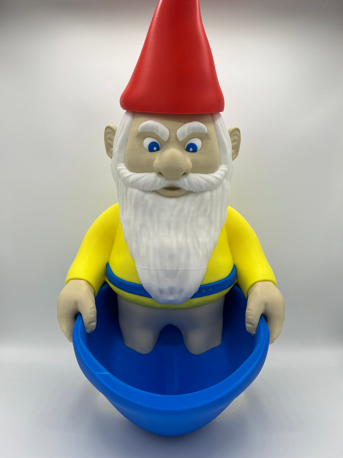 Large Gnome Bird Feeder: 3D Printed Garden Decor
