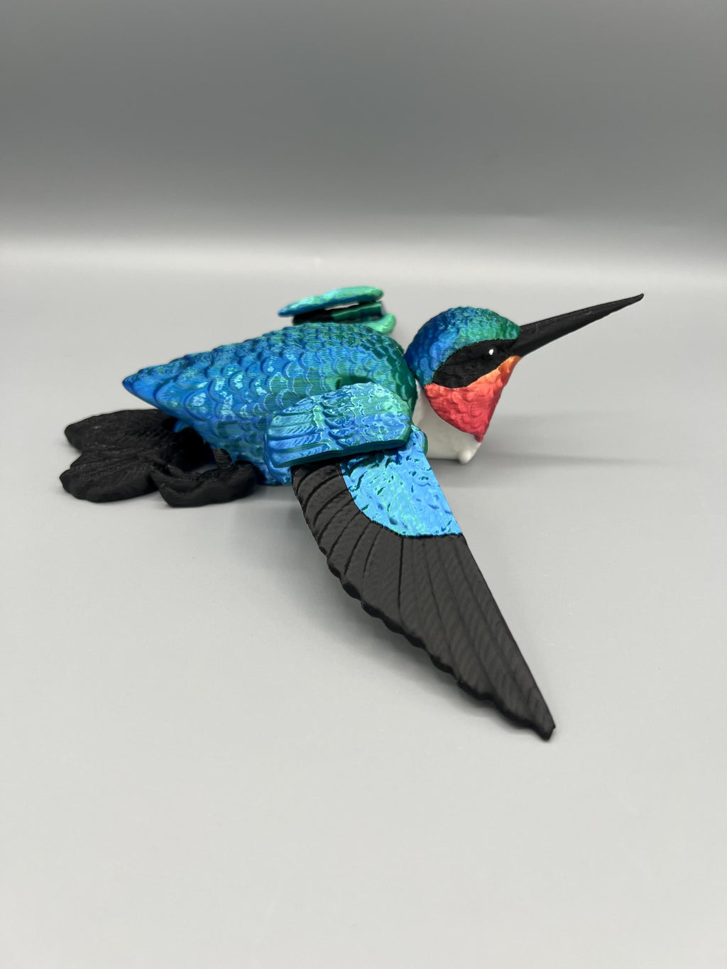 3D Printed Flexi Hummingbird: Shimmering Bird Fidget Toy
