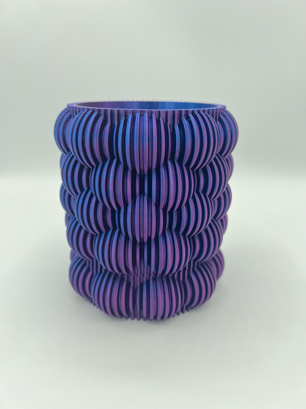 3D Printed Bubble Planter: Color-Changing Silk Filament, Drainage