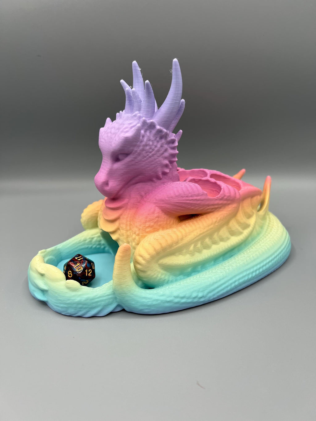 3D Printed Dragon Dice Tower: RPG Gaming Accessories