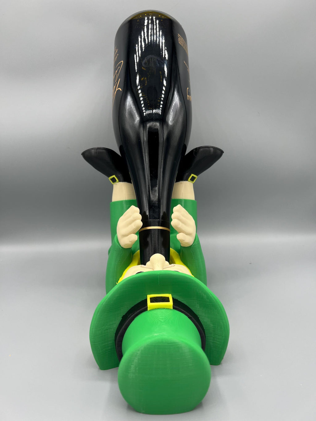 3D Printed Leprechaun Wine Bottle Holder: St. Patrick's Day Decor
