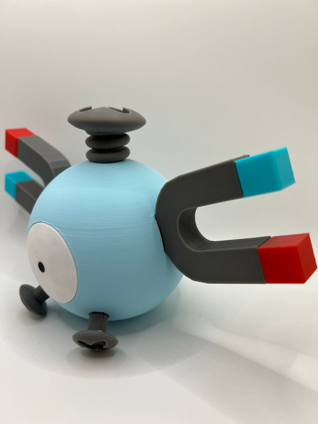 Magnemite Figurine: 3D Printed Pokémon Collectible