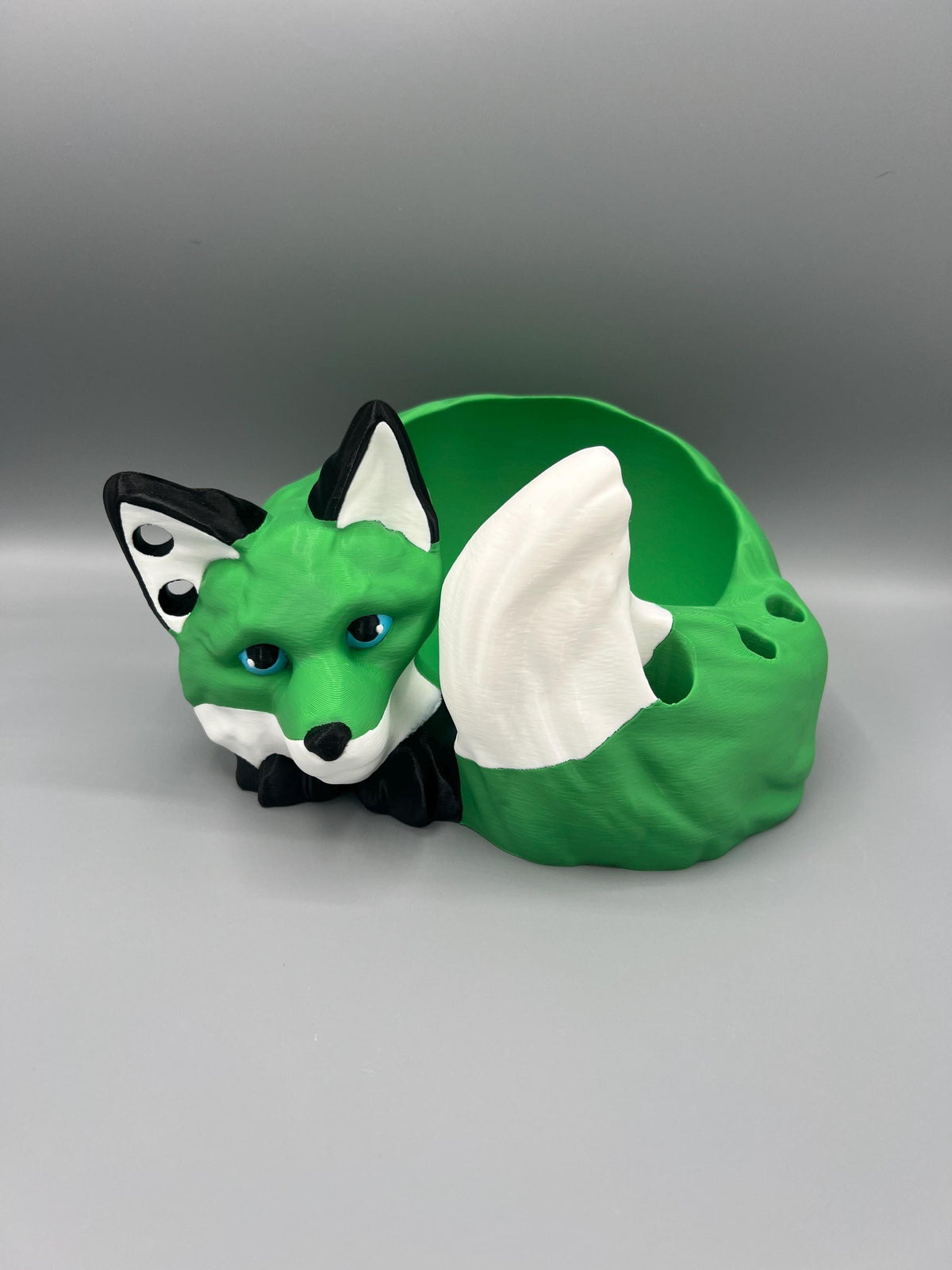3D Printed Fox Yarn Bowl: Crochet & Knitting Accessory Organizer