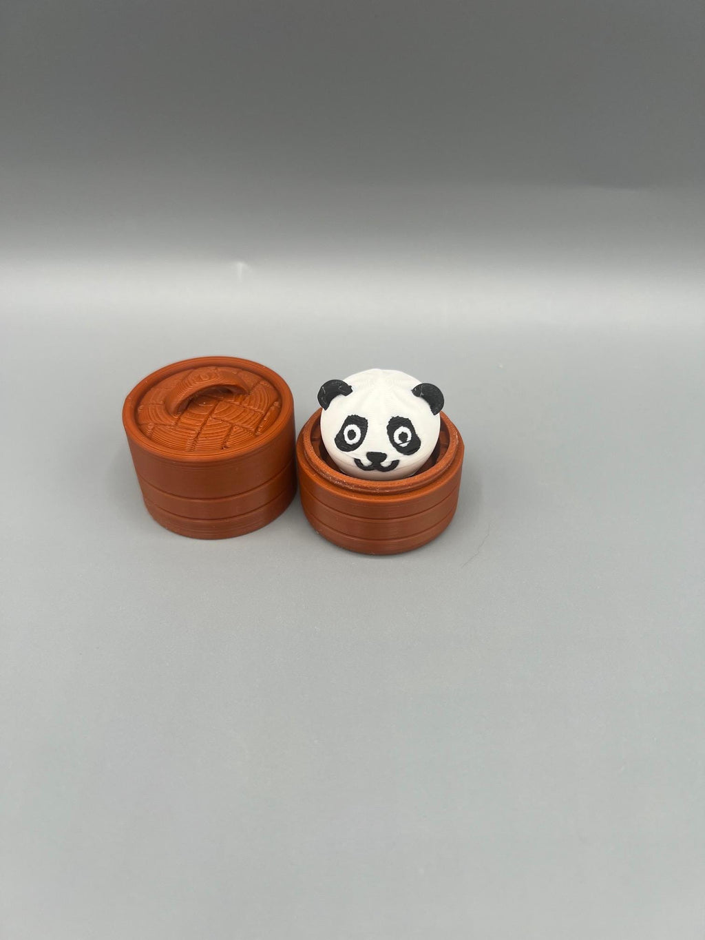 3D Printed Bao Dumpling Clicker Toy, Panda Bao Fidget, Cute Dumpling Fidget Toy, Travel Clicker, Kawaii Desk Toy, Collectible Gift
