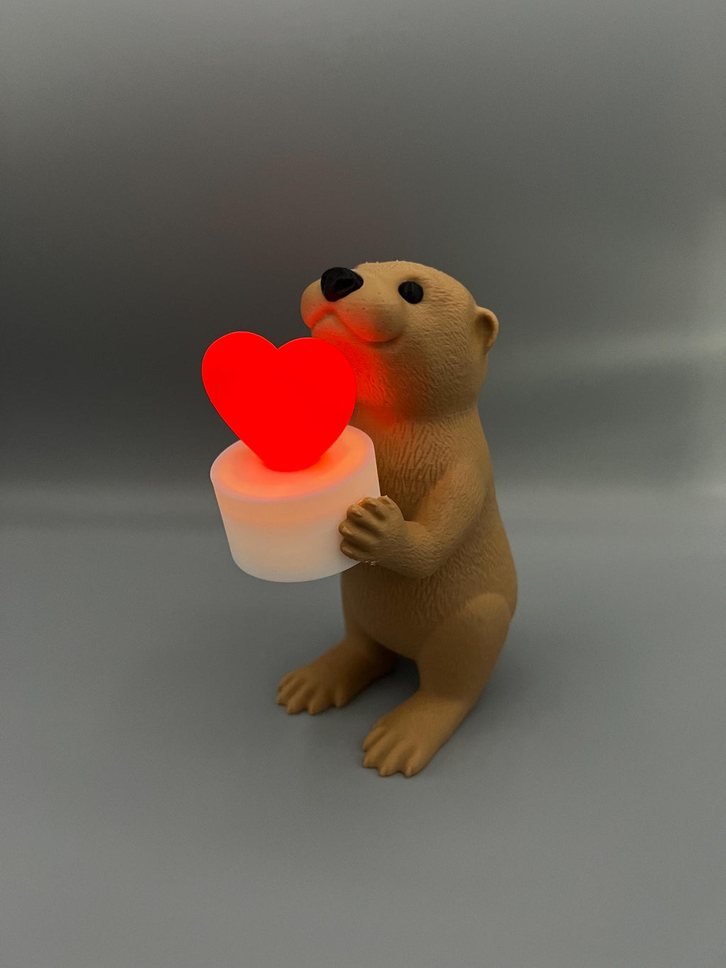 3D Printed Otter Tea Light Holder: Valentine's Gift