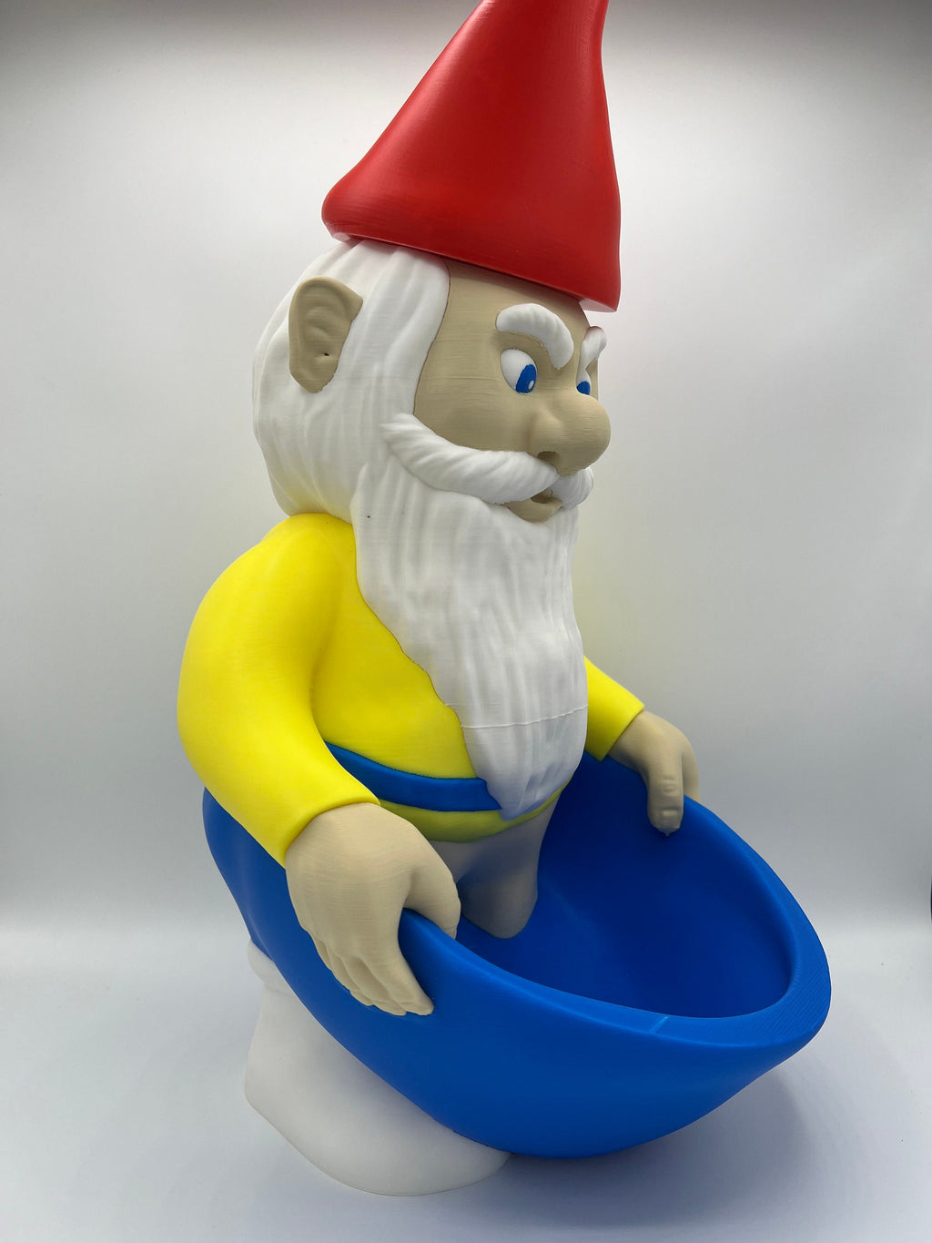 Large Gnome Bird Feeder: 3D Printed Garden Decor