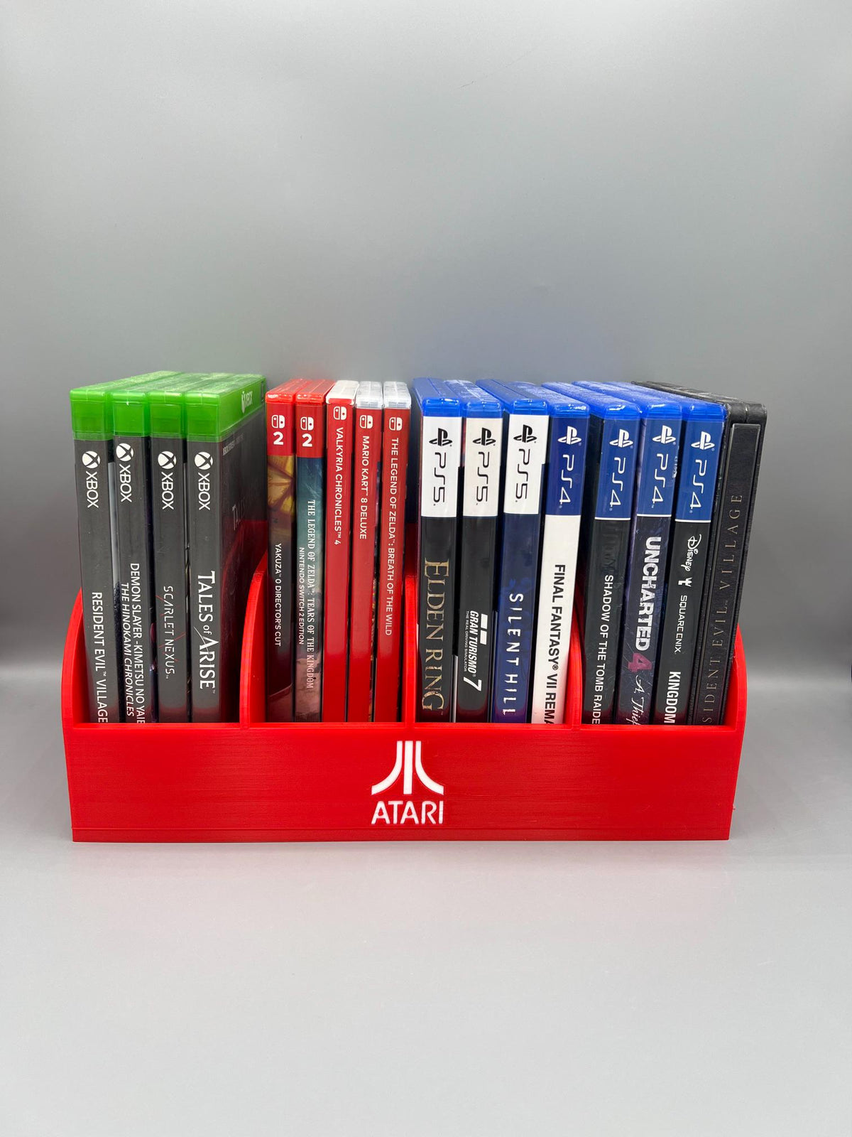 3D Printed Atari Game Storage Box: Retro Gaming Desk Organizer