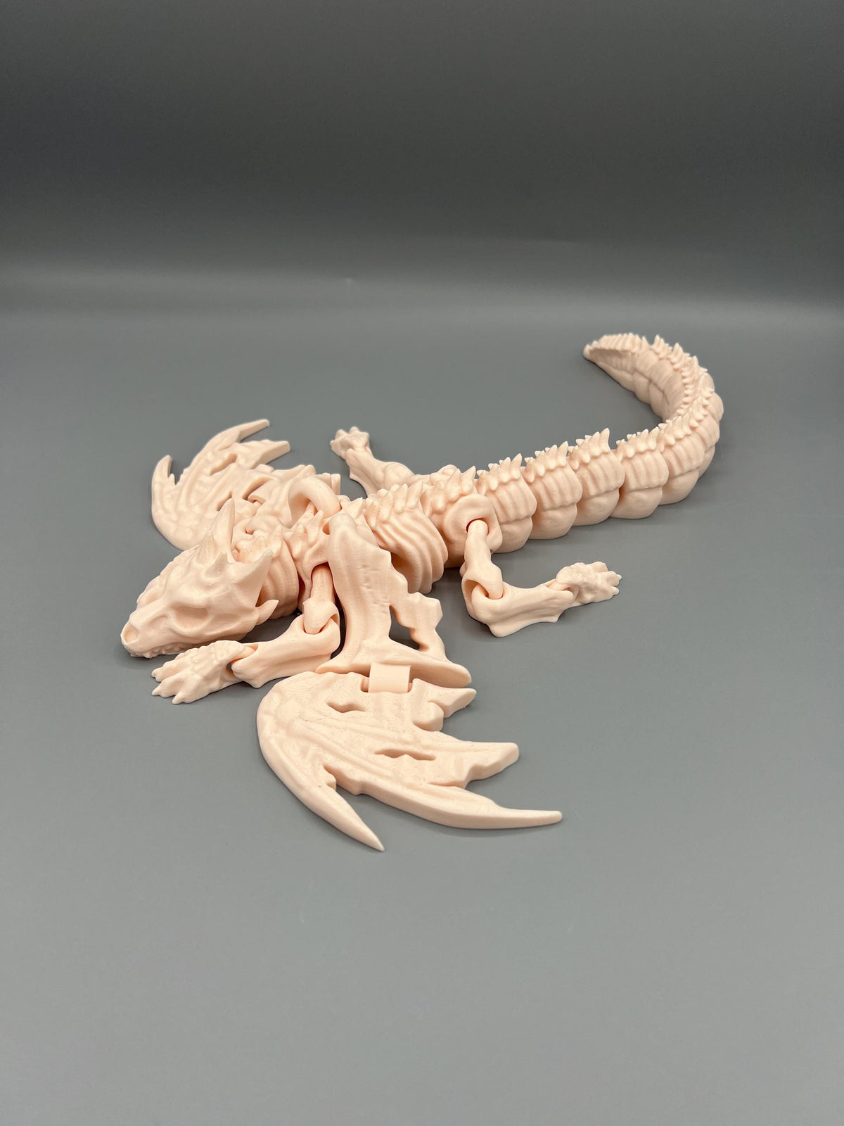 3D Printed Articulating Skeleton Dragon: Flexi Fidget Sensory Toy