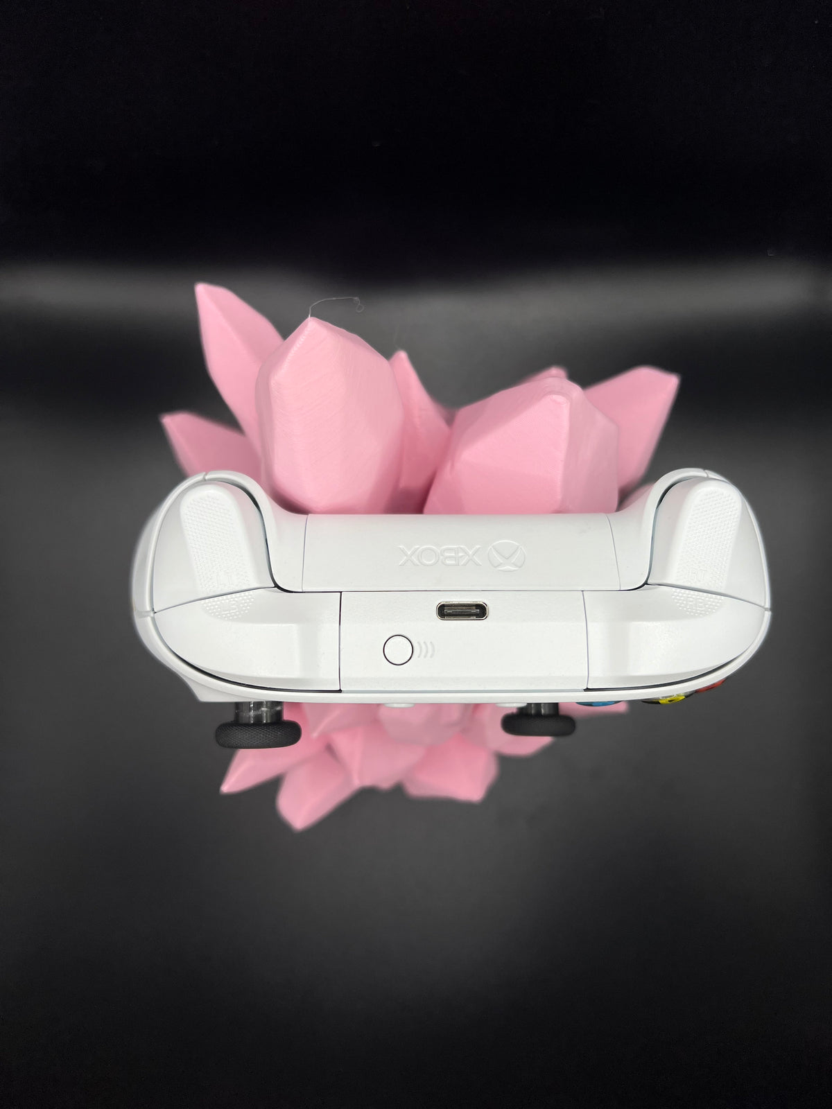 Crystal Gaming Controller Stand: Universal Xbox, PS5, Switch Dock
