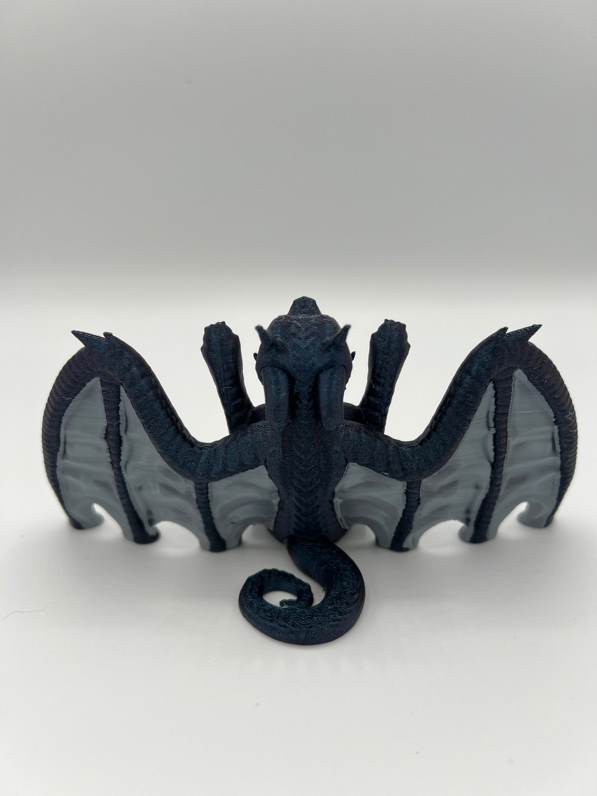 3D Printed Dragon Business Card Holder: Desk Decor