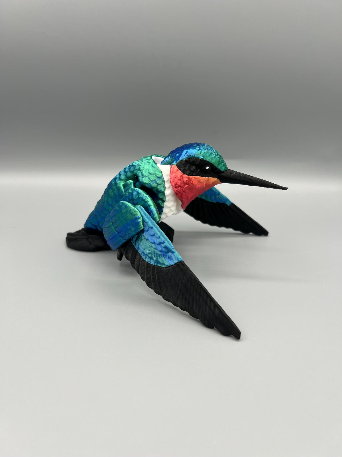 3D Printed Flexi Hummingbird: Shimmering Bird Fidget Toy