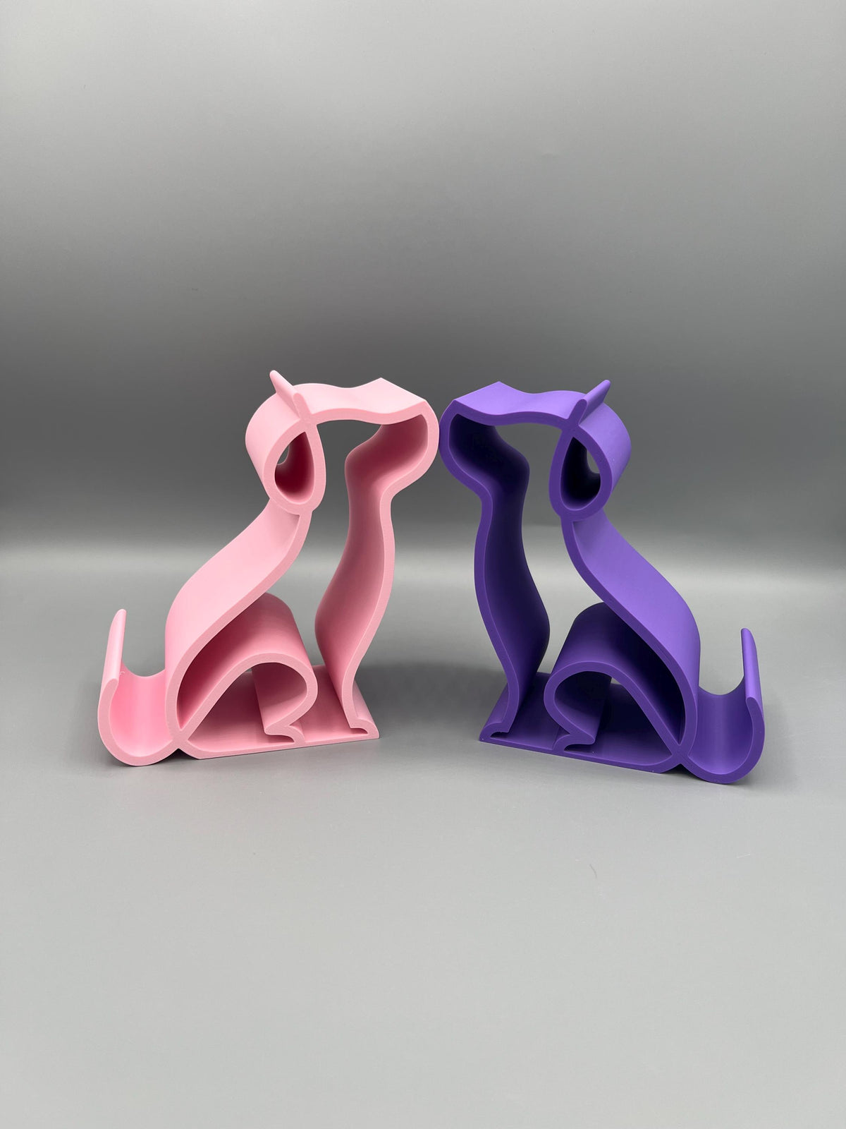 3D Printed Dog Phone Holder | Sitting Pup Desk Stand | Animal Lover Gift