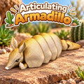 3D Printed Flexi Armadillo – Poseable Fidget Animal Toy