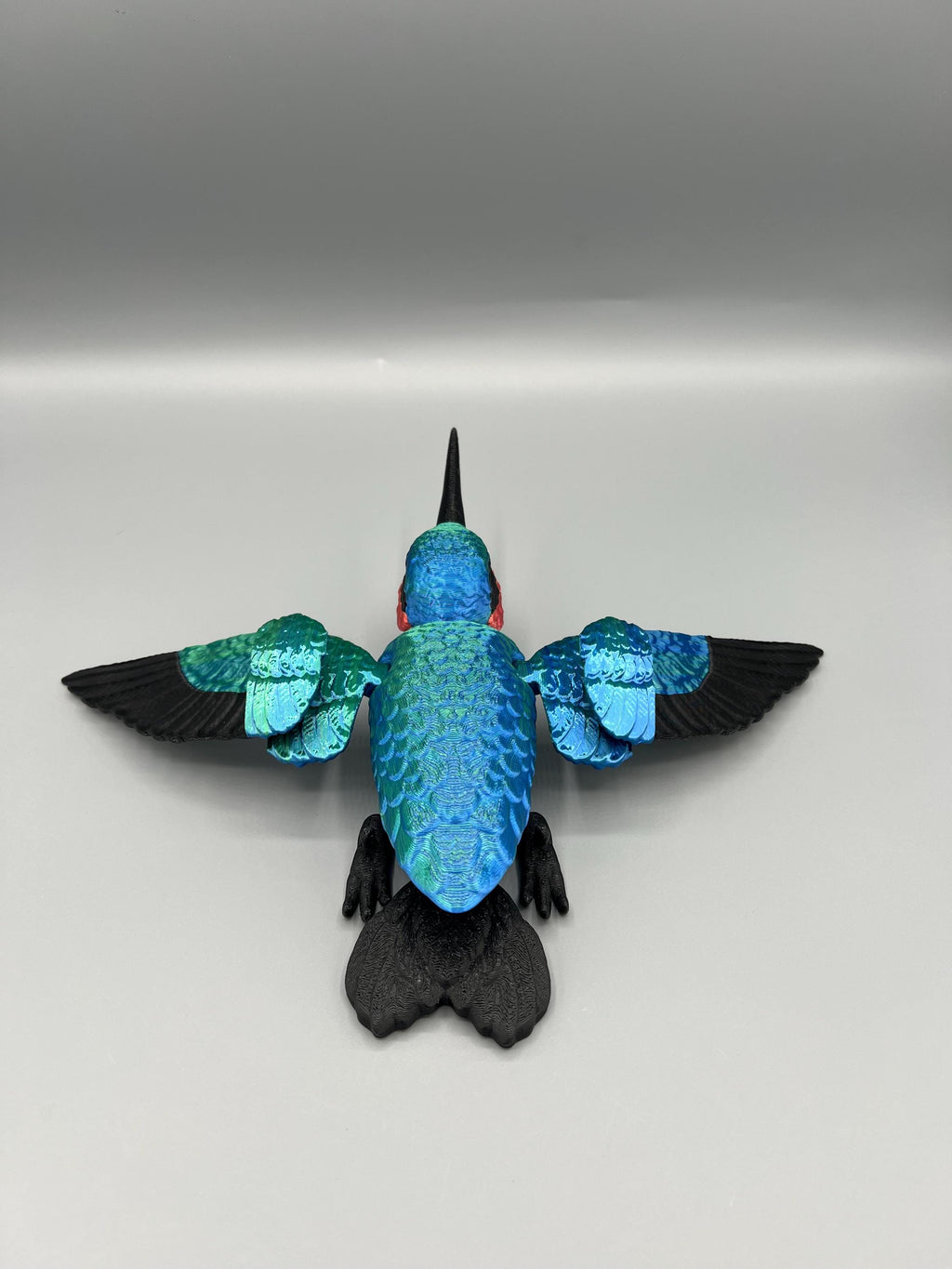 3D Printed Flexi Hummingbird: Shimmering Bird Fidget Toy