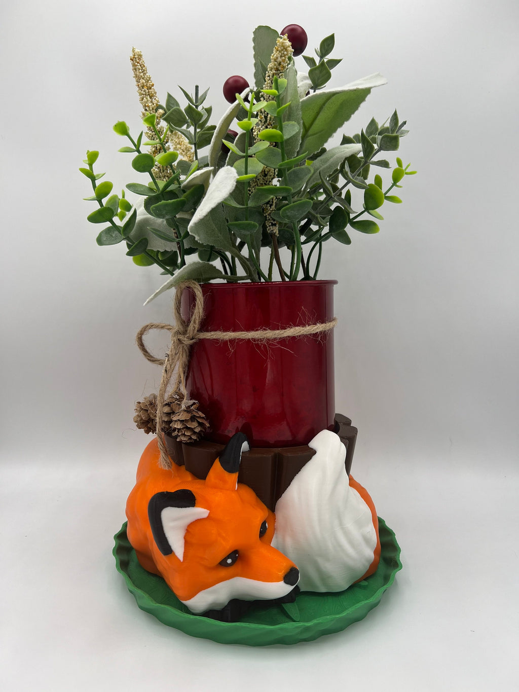 3D Printed Fox Succulent Planter - Whimsical Garden Decor