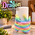 3D Printed Dragon Paper Towel Holder: Fantasy Kitchen Decor