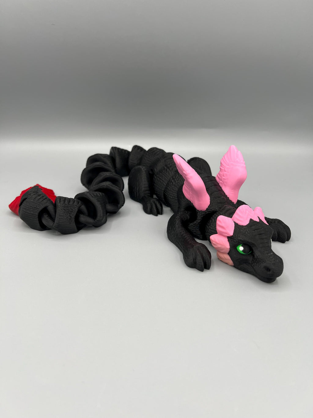 Chonky Articulating Dragon: 3D Printed Flexi Fidget Toy