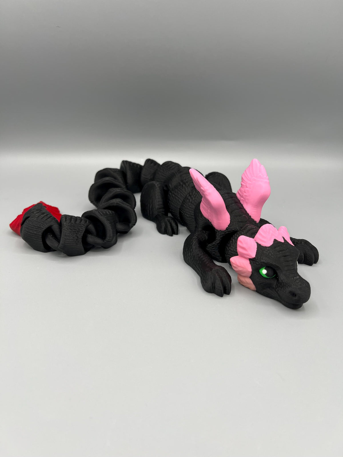 Chonky Articulating Dragon: 3D Printed Flexi Fidget Toy