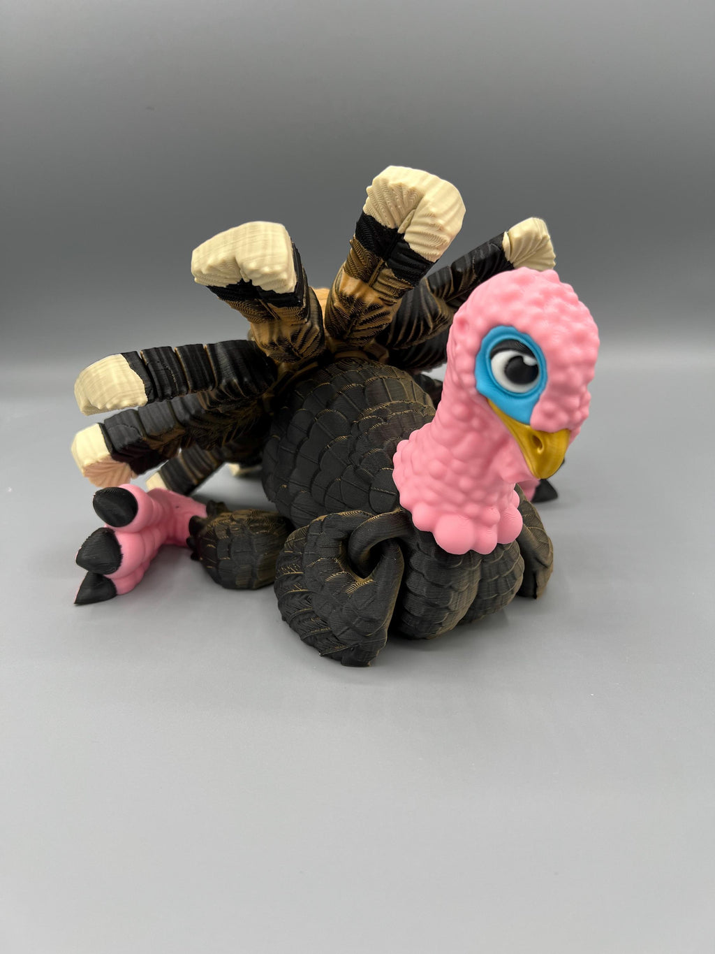3D Printed Flexi Turkey Toy: Articulating Fidget Figurine