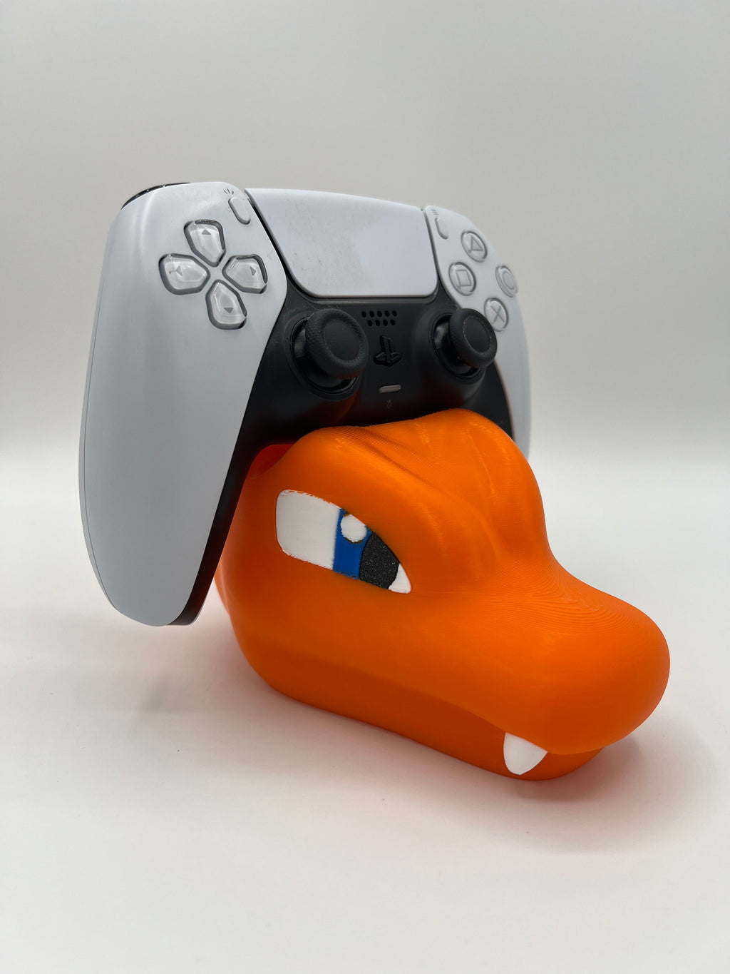 Charizard Themed Gaming Controller Stand - Orange Dragon Controller Holder - Playstation Controller Dock - Xbox Controlller Dock - PS5