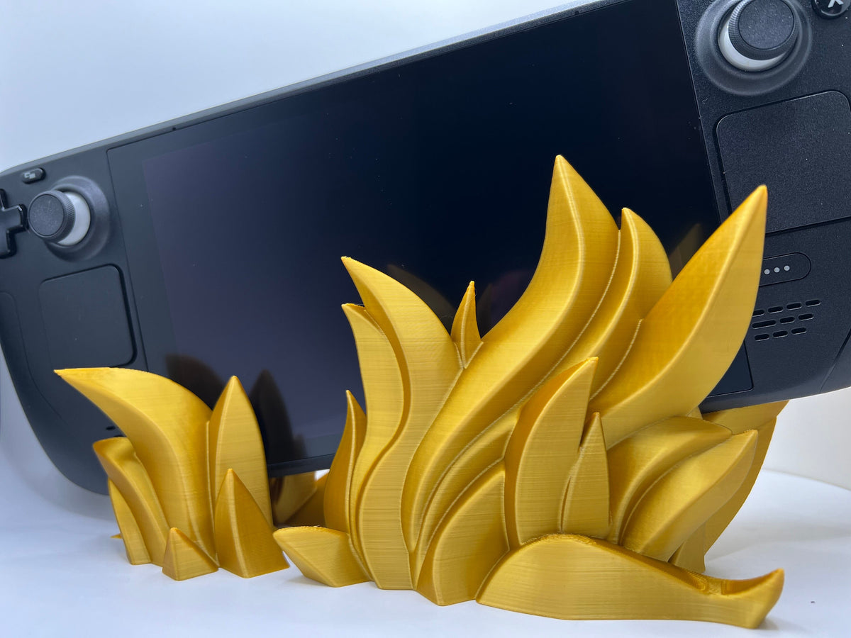 Flame Steamdeck Stand: 3D Printed Gaming Accessory