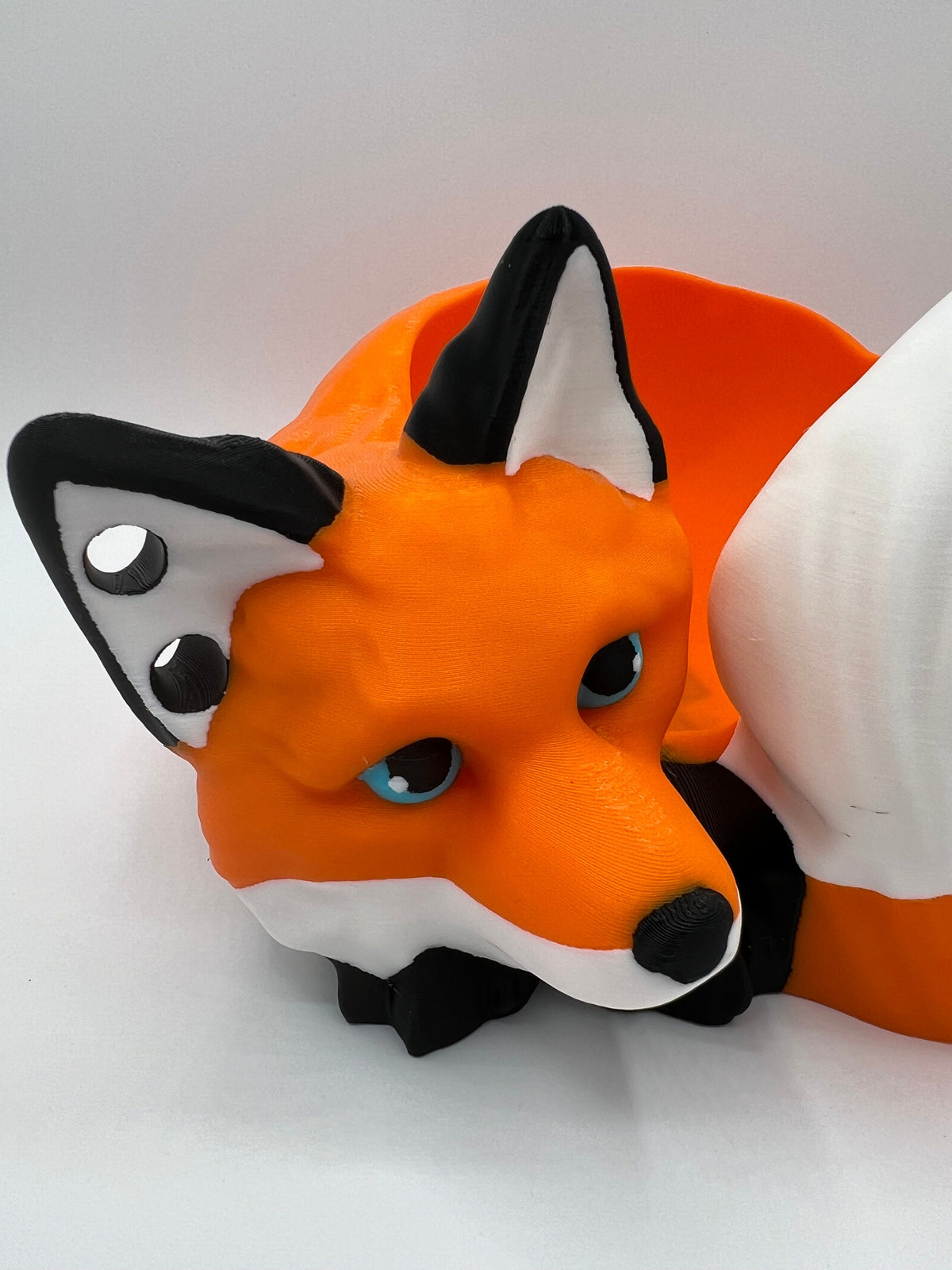 3D Printed Fox Yarn Bowl: Crochet & Knitting Accessory Organizer