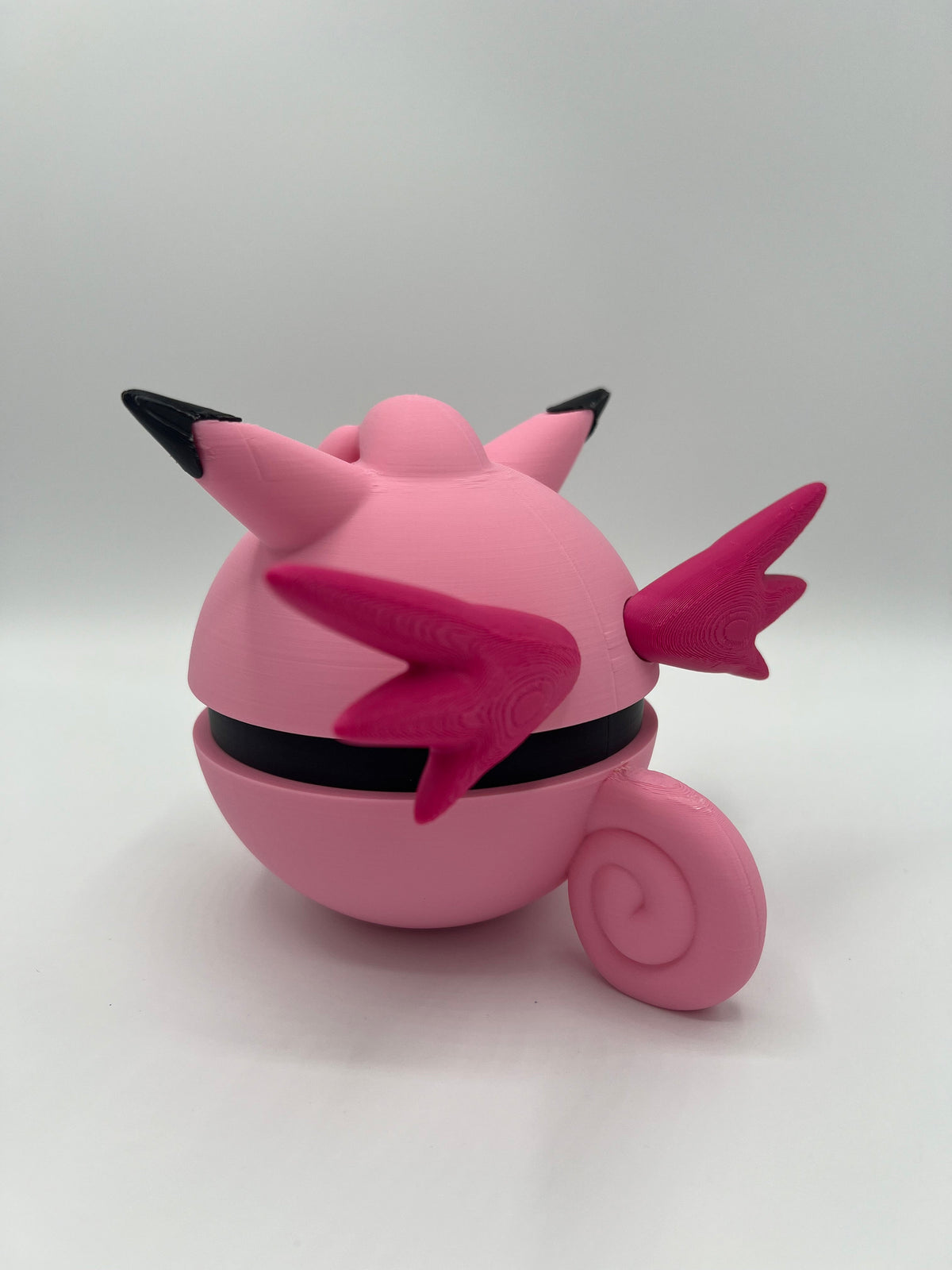 Clefable Pokeball - Pokemon Pokeball - Clefable 3D - Pokemon Fanart - Pokeball Figurine - Clefable Pokemon Model - Gift for Pokemon Fans