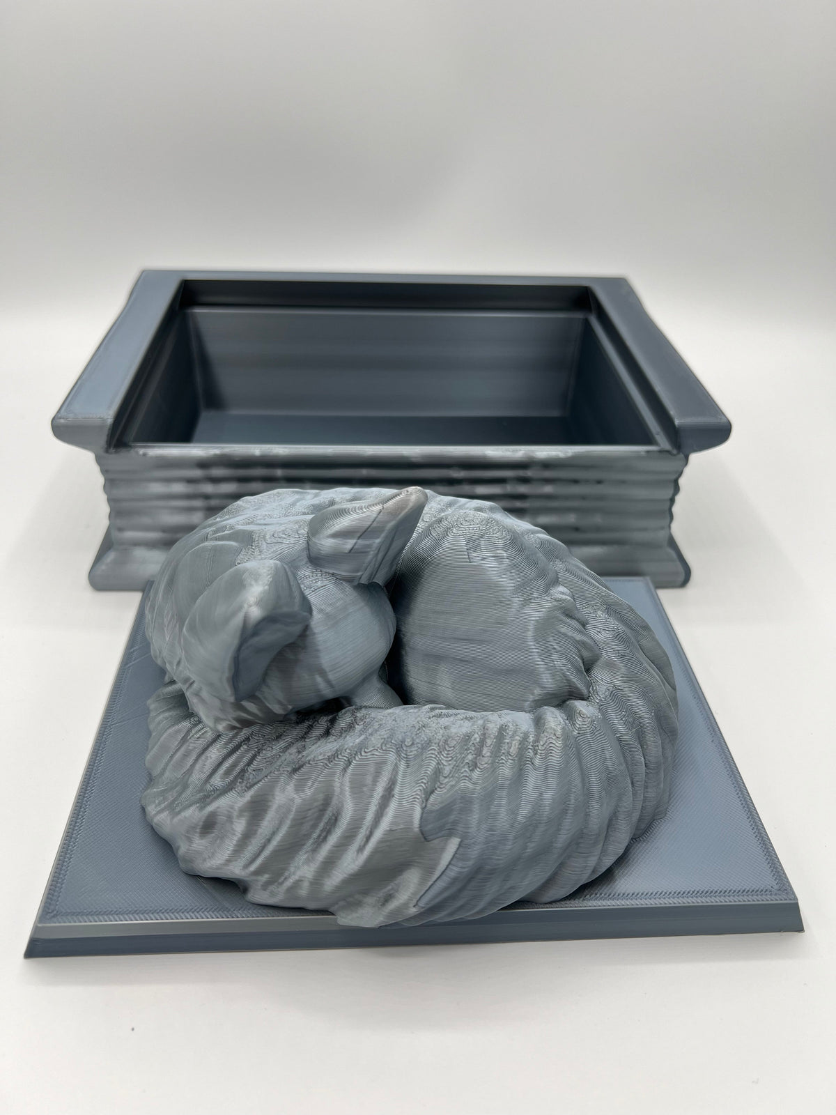 Sleeping Fox Book Box: Miniature Storage Container
