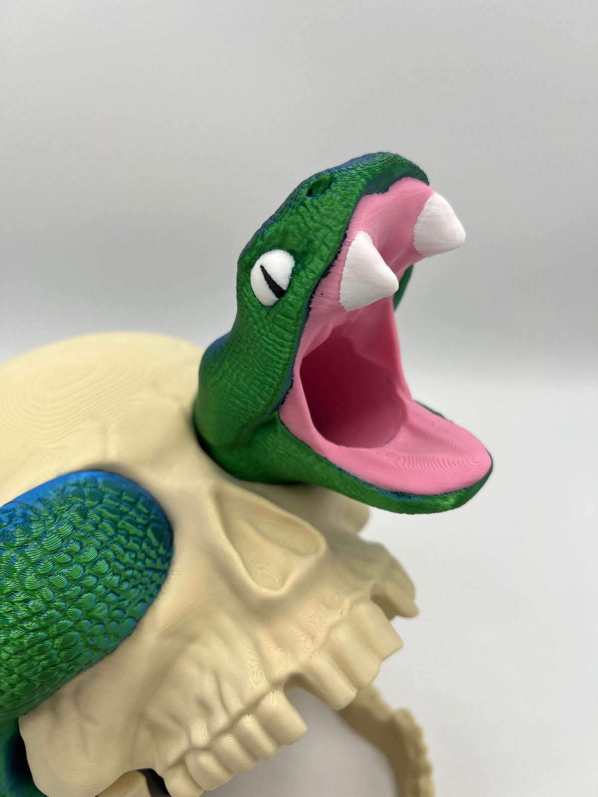 Skull Snake Dice Tower: 3D Printed DnD Tabletop Gaming
