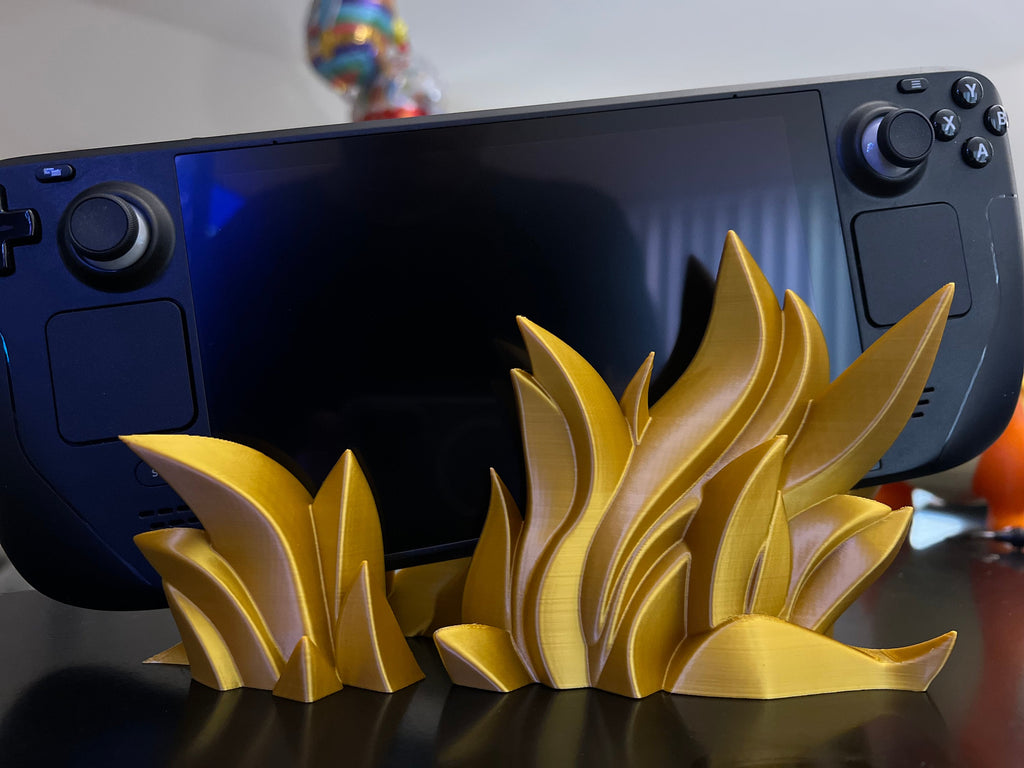 Flame Steamdeck Stand: 3D Printed Gaming Accessory