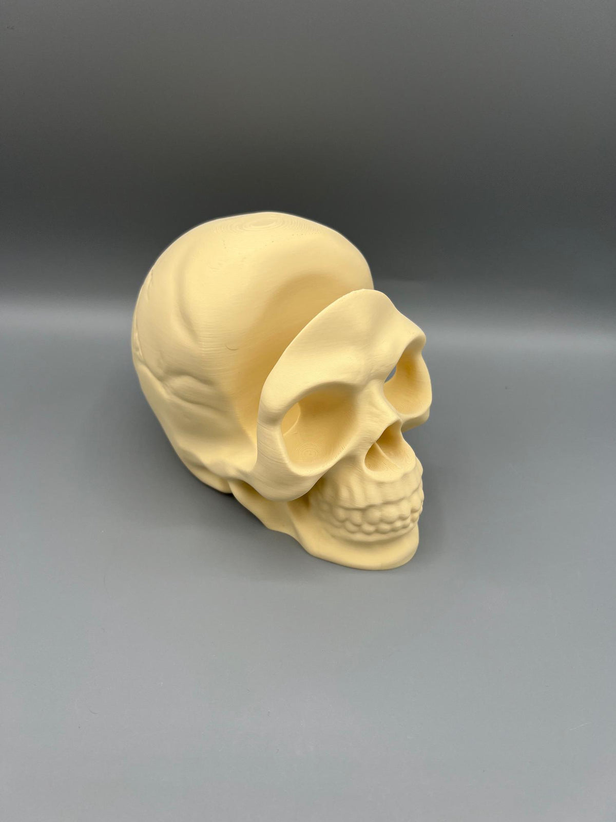 3D Printed Skull Eyeglass Holder | Gothic Desk Decor, Key Tray (Optional)