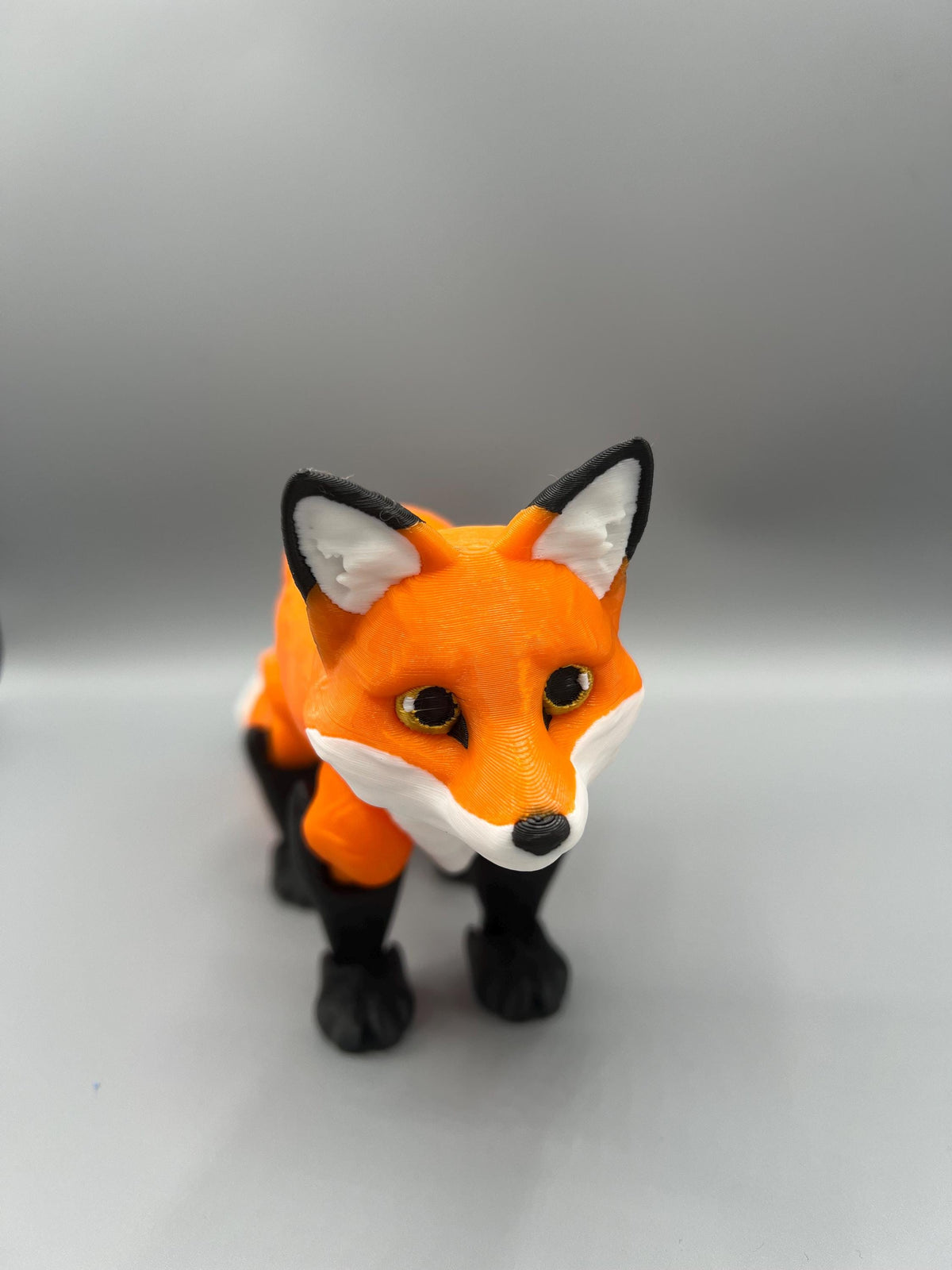 Articulating Flexi Fox Figurine: 3D Printed Poseable Fidget Toy