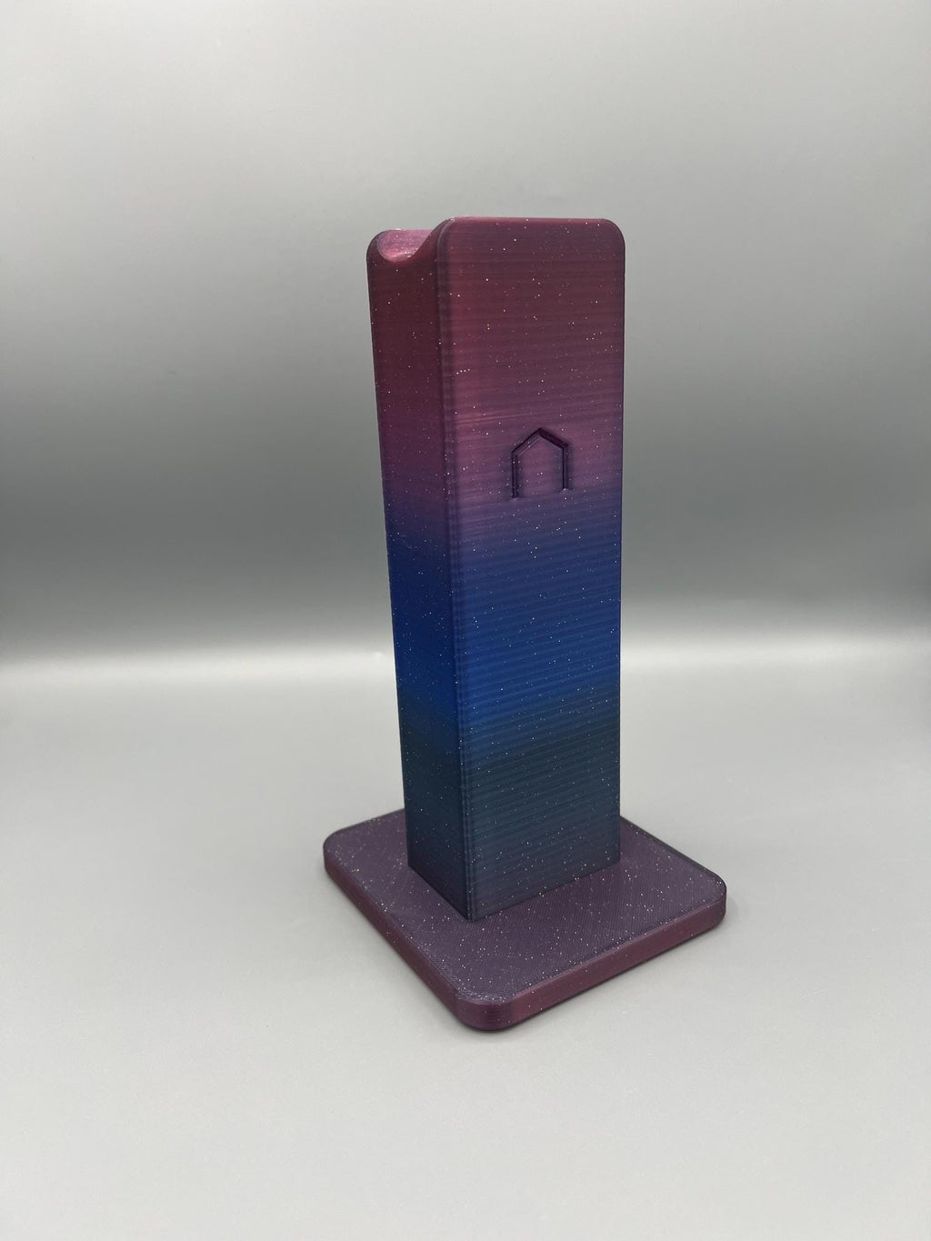 3D Printed Headphone Stand | Minimalist Desk Gaming Accessory, Starry Sky Gradient (Custom Colors)