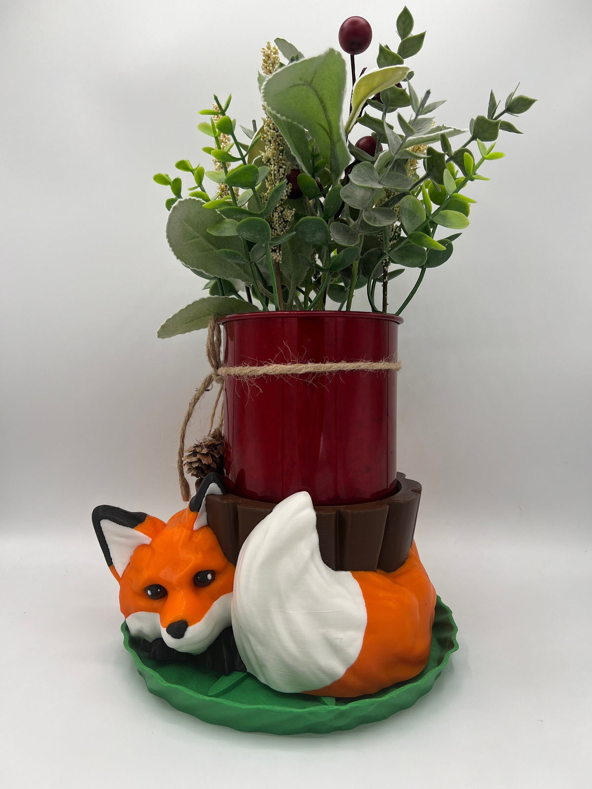 3D Printed Fox Succulent Planter - Whimsical Garden Decor
