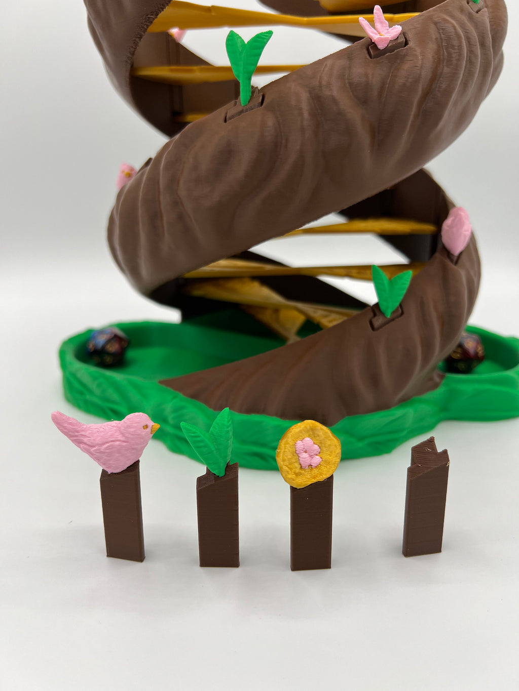 Twisting Tree Dice Tower: DnD Gaming Accessory