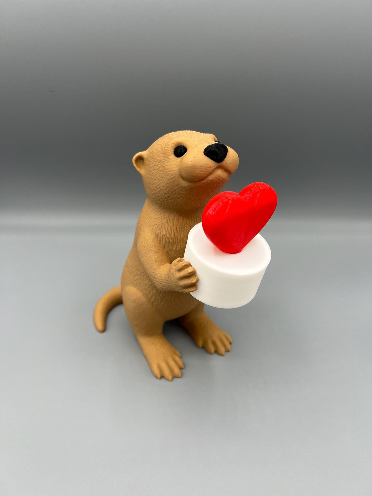 3D Printed Otter Tea Light Holder: Valentine's Gift