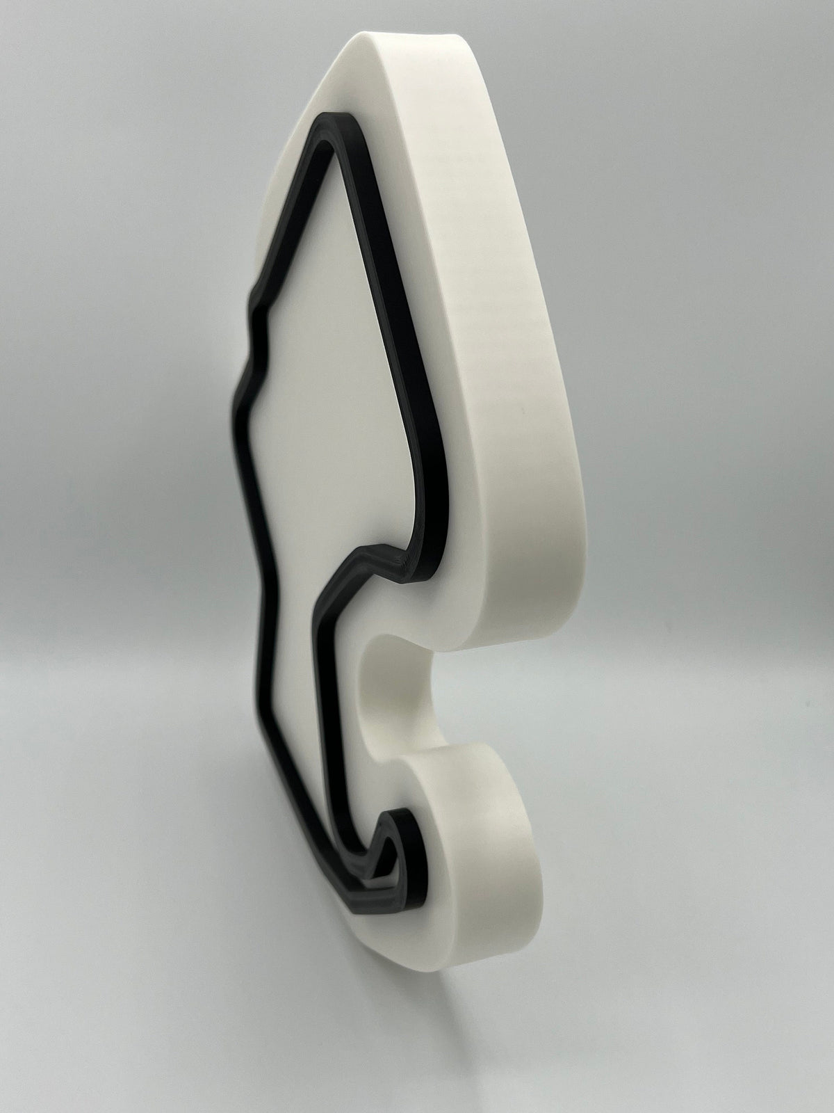 Laguna Seca Raceway Wall Art: 3D Printed Race Track Decor