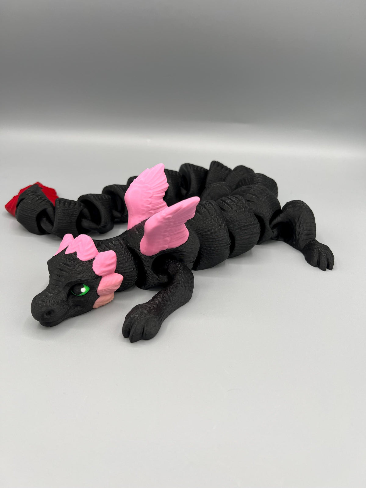 Chonky Articulating Dragon: 3D Printed Flexi Fidget Toy