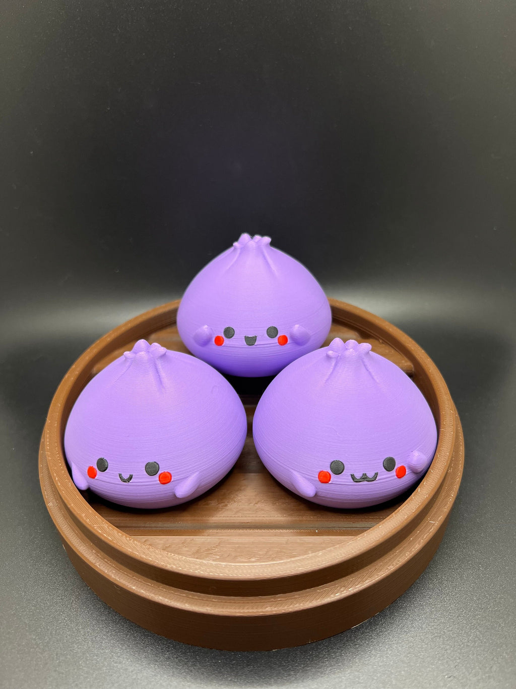 3D Printed Cute Bao Dim Sum Toys | Kawaii Foodie Gift Set