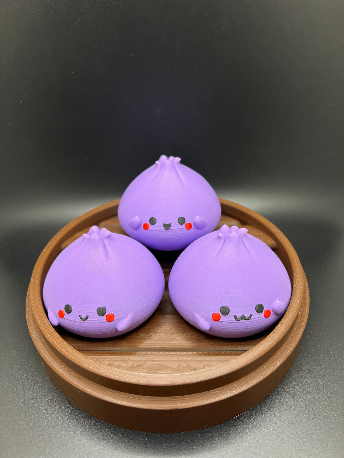 3D Printed Cute Bao Dim Sum Toys | Kawaii Foodie Gift Set