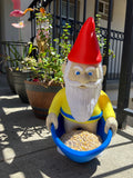 Large Gnome Bird Feeder: 3D Printed Garden Decor