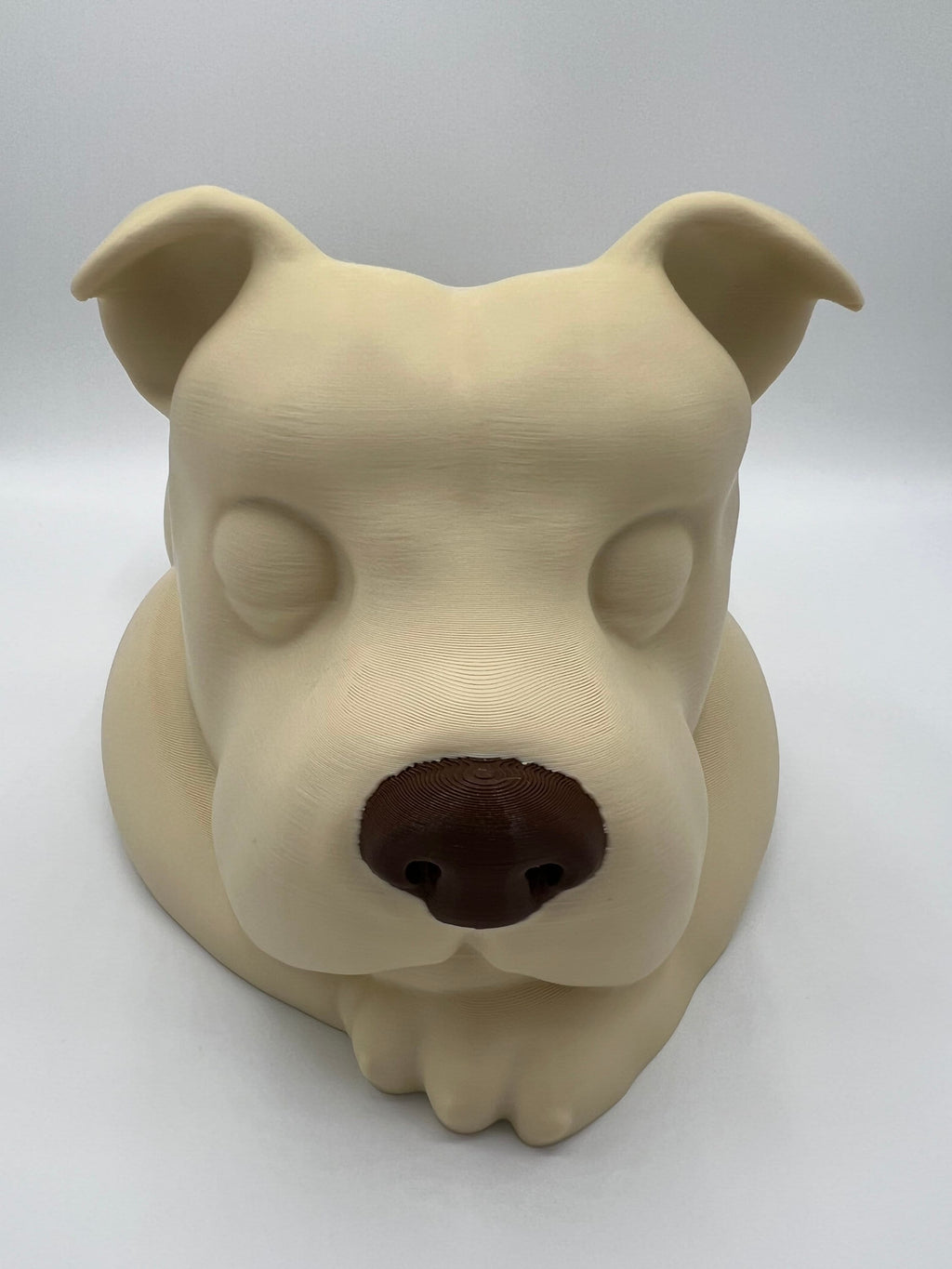 Sleeping Staffy Planter: Staffordshire Bull Terrier Dog Planter