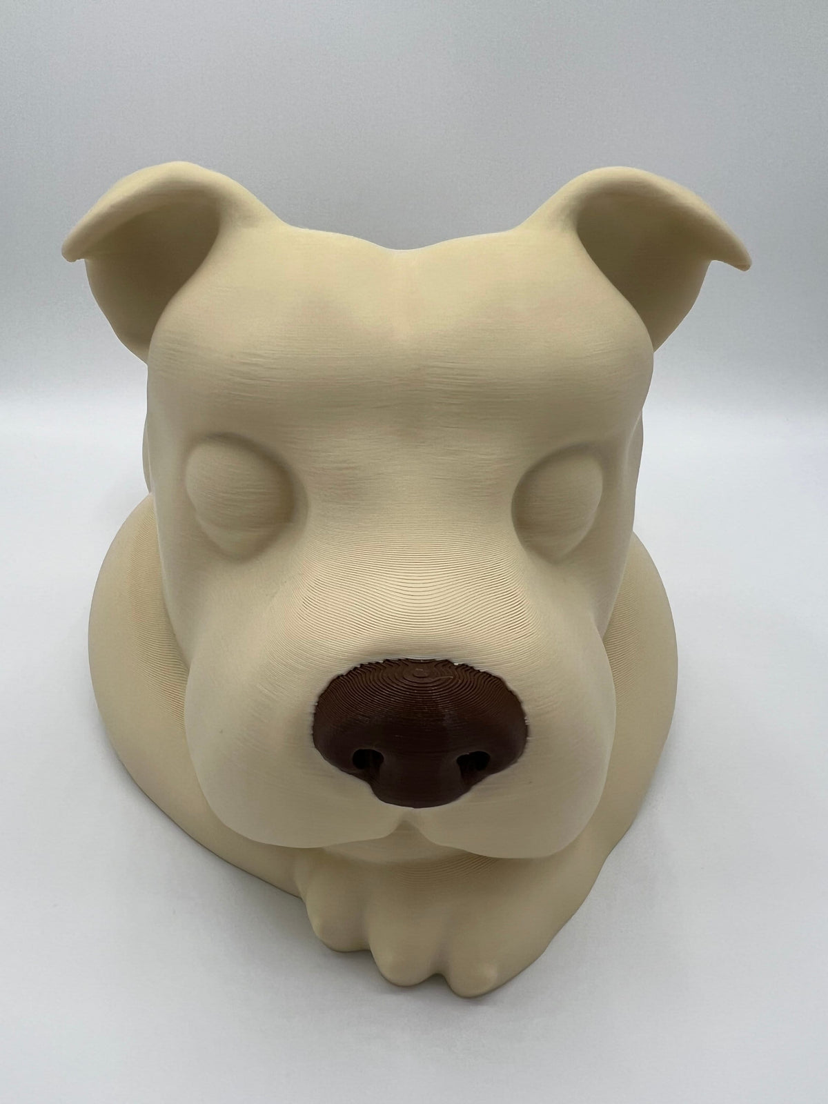 Sleeping Staffy Planter: Staffordshire Bull Terrier Dog Planter