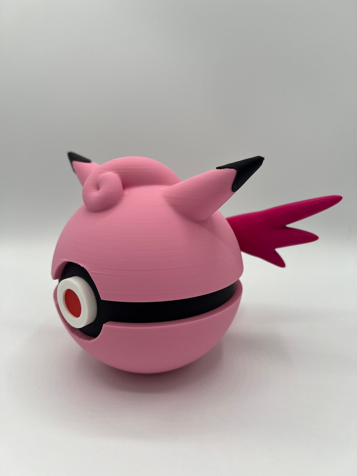 Clefable Pokeball - Pokemon Pokeball - Clefable 3D - Pokemon Fanart - Pokeball Figurine - Clefable Pokemon Model - Gift for Pokemon Fans