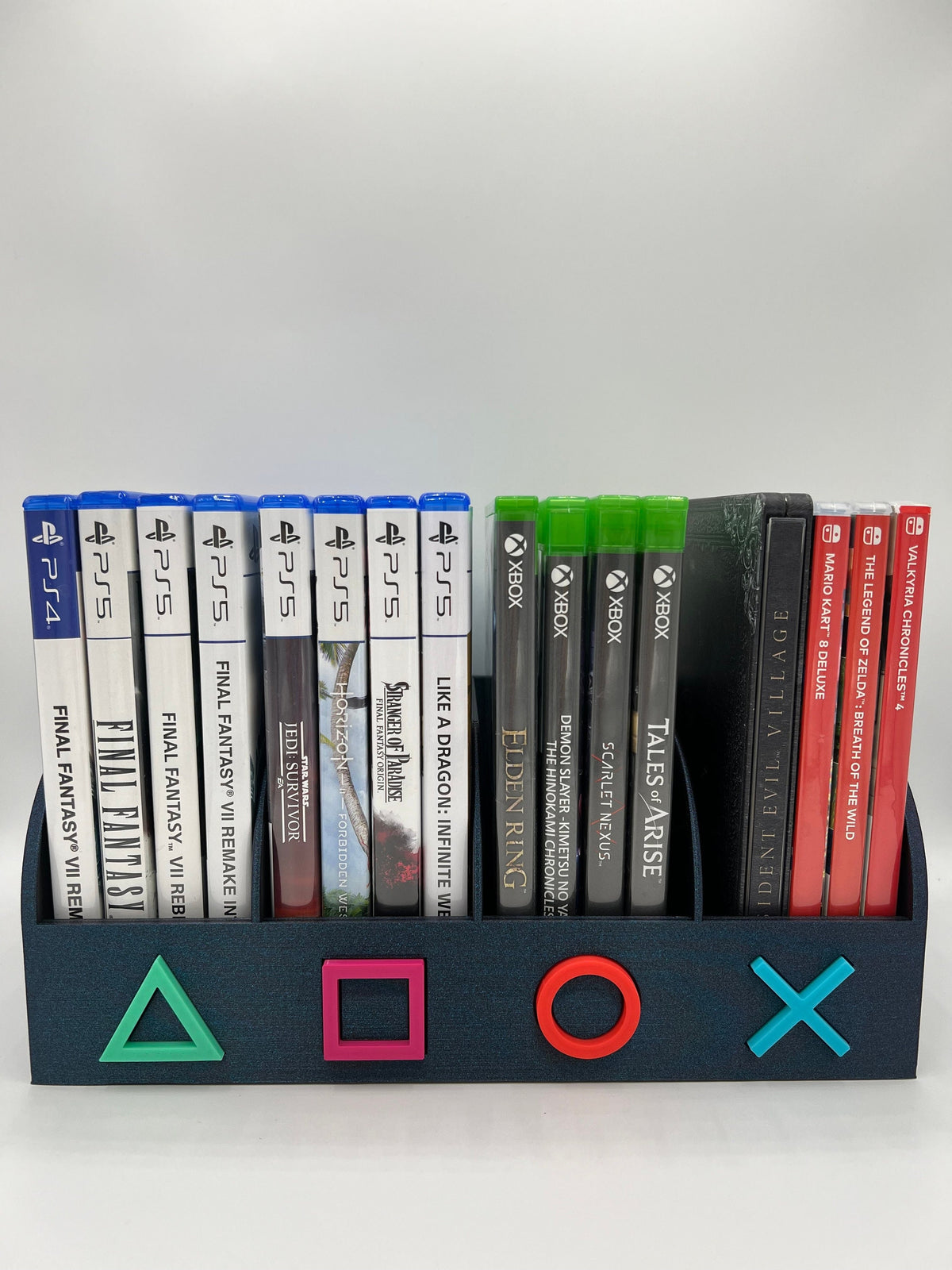 Playstation Button Game Holder - Universal Game Storage