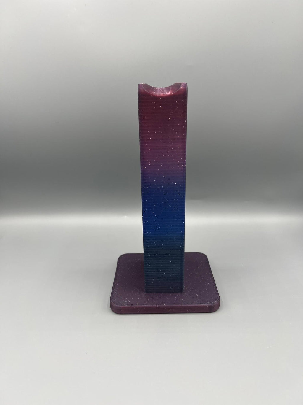 3D Printed Headphone Stand | Minimalist Desk Gaming Accessory, Starry Sky Gradient (Custom Colors)